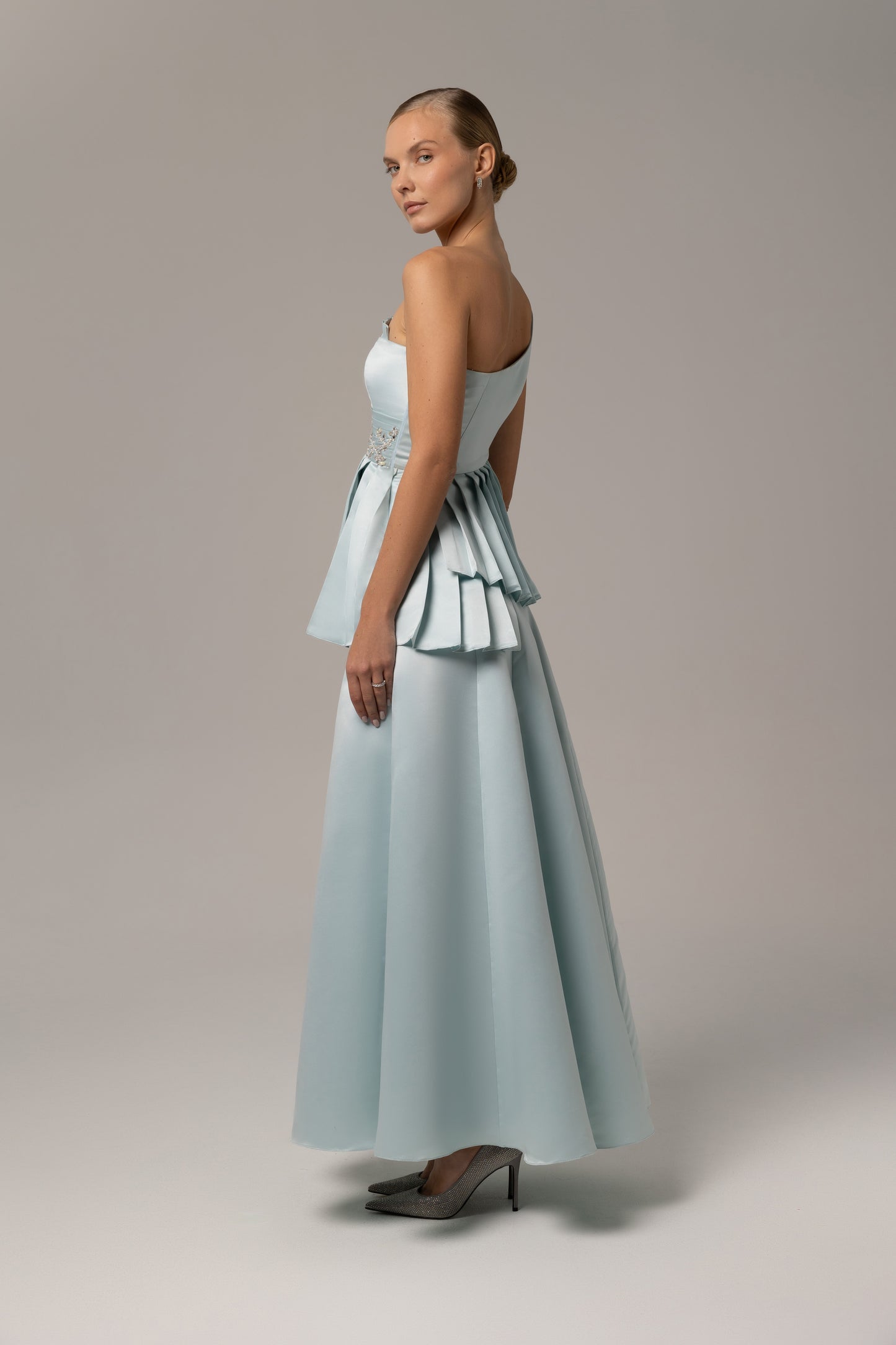 Asymmetrical One Shoulder Dress